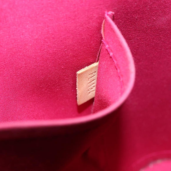 LOUIS VUITTON Monogram Vernis Alma PM Bag Rose Andian M91770 LV Auth 205266V