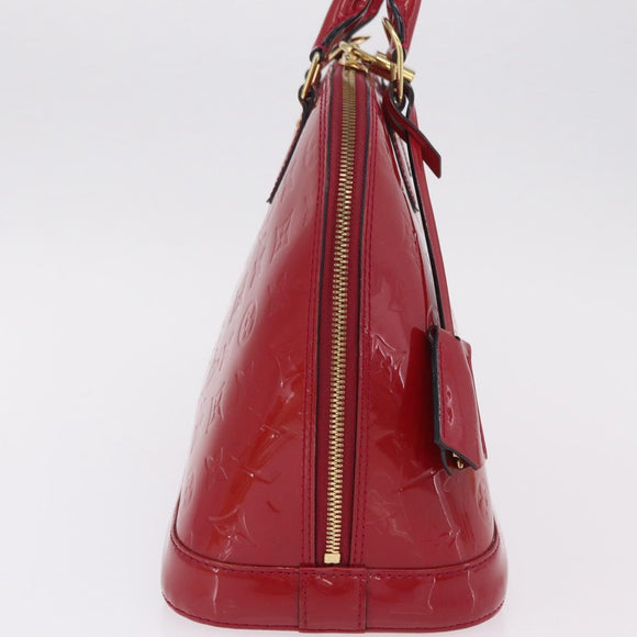 LOUIS VUITTON Monogram Vernis Alma PM Bag Rose Andian M91770 LV Auth 205266V
