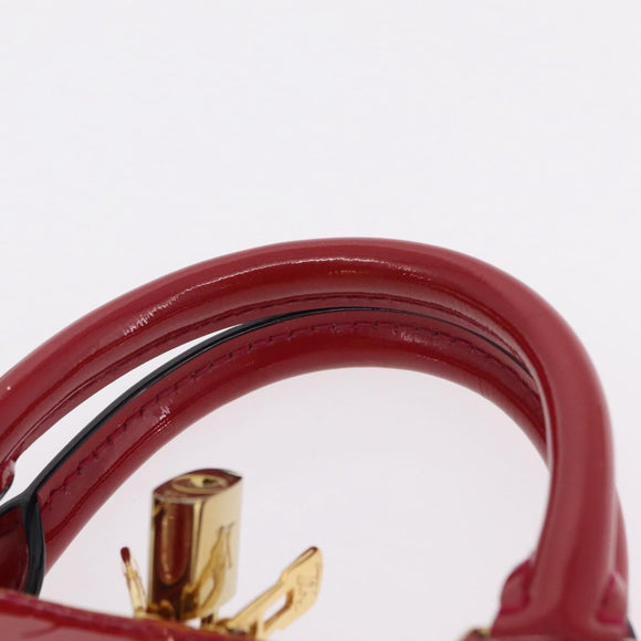 LOUIS VUITTON Monogram Vernis Alma PM Bag Rose Andian M91770 LV Auth 205266V