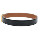 HERMES Constance H belt Belt Leather 65 Black Auth 205267M-3
