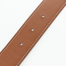 HERMES Constance H belt Belt Leather 65 Black Auth 205267M-9