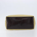 FENDI Tote Bag Nylon Beige Silver Auth 205270-6