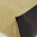 FENDI Tote Bag Nylon Beige Silver Auth 205270-15