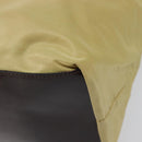 FENDI Tote Bag Nylon Beige Silver Auth 205270-16