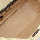 FENDI Tote Bag Nylon Beige Silver Auth 205270-11
