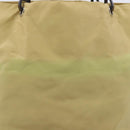 FENDI Tote Bag Nylon Beige Silver Auth 205270-3