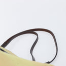 FENDI Tote Bag Nylon Beige Silver Auth 205270-9