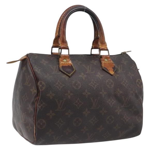 LOUIS VUITTON Monogram Speedy 25 Hand Bag M41528 LV Auth 205276