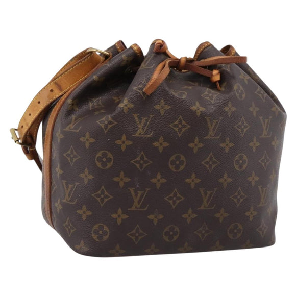 LOUIS VUITTON Monogram Petit Noe Shoulder Bag M42226 LV Auth 205277A