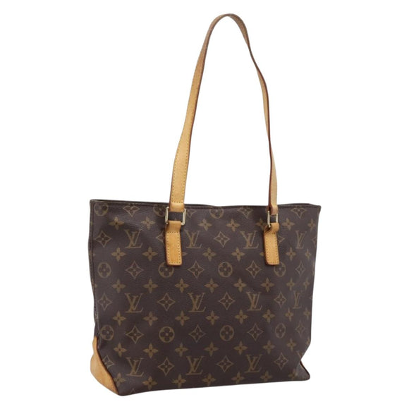 LOUIS VUITTON Monogram Cabas Piano Tote Bag M51148 LV Auth 205279