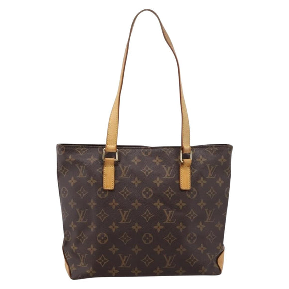 LOUIS VUITTON Monogram Cabas Piano Tote Bag M51148 LV Auth 205279
