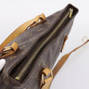 LOUIS VUITTON Monogram Cabas Piano Tote Bag M51148 LV Auth 205279-6