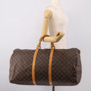 LOUIS VUITTON Monogram Keepall Bandouliere 60 Boston Bag M41412 LV Auth 205282-21