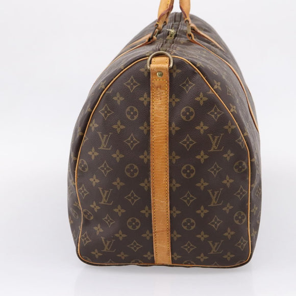 LOUIS VUITTON Monogram Keepall Bandouliere 60 Boston Bag M41412 LV Auth 205282