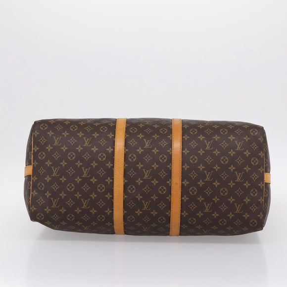 LOUIS VUITTON Monogram Keepall Bandouliere 60 Boston Bag M41412 LV Auth 205282