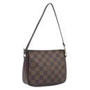 LOUIS VUITTON Damier Ebene Trousse Makeup Pouch N51982 LV Auth 205283A-1