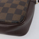 LOUIS VUITTON Damier Ebene Trousse Makeup Pouch N51982 LV Auth 205283A-17