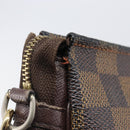 LOUIS VUITTON Damier Ebene Trousse Makeup Pouch N51982 LV Auth 205283A-9