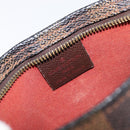 LOUIS VUITTON Damier Ebene Trousse Makeup Pouch N51982 LV Auth 205283A-21