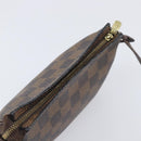 LOUIS VUITTON Damier Ebene Trousse Makeup Pouch N51982 LV Auth 205283A-6