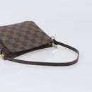 LOUIS VUITTON Damier Ebene Trousse Makeup Pouch N51982 LV Auth 205283A-7