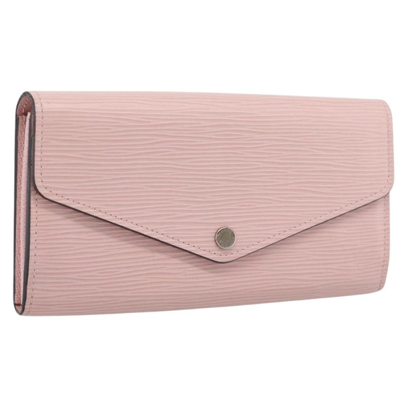 LOUIS VUITTON Epi Portefeuille Sarah Wallet Rose valerine M61216 LV Auth 205284V