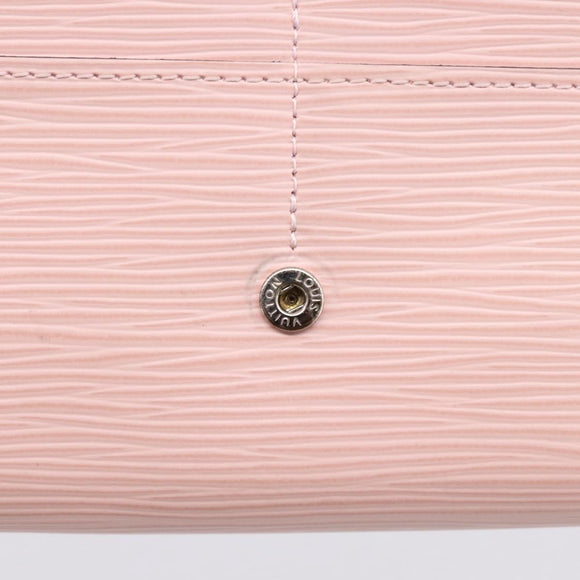 LOUIS VUITTON Epi Portefeuille Sarah Wallet Rose valerine M61216 LV Auth 205284V