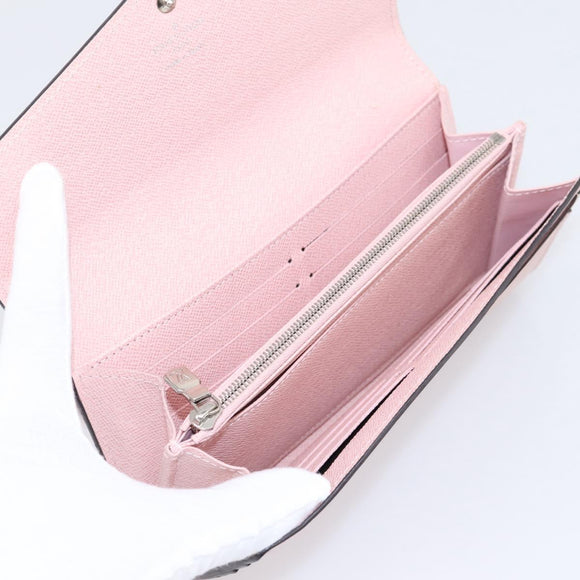 LOUIS VUITTON Epi Portefeuille Sarah Wallet Rose valerine M61216 LV Auth 205284V