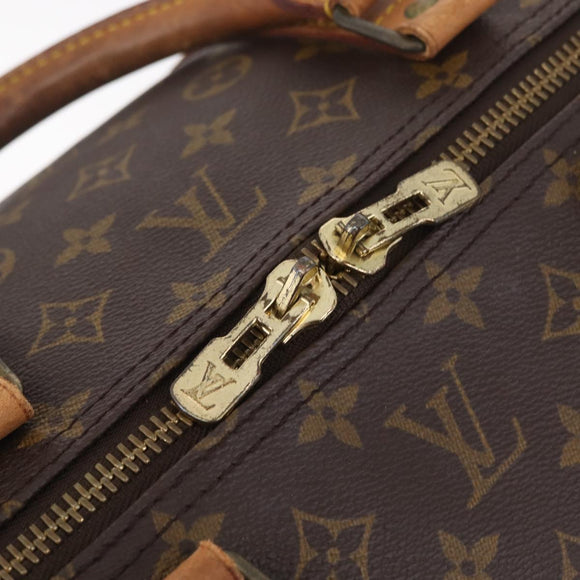 LOUIS VUITTON Monogram Keepall 60 Boston Bag M41422 LV Auth 205285