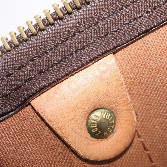 LOUIS VUITTON Monogram Keepall 60 Boston Bag M41422 LV Auth 205285