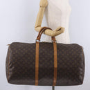 LOUIS VUITTON Monogram Keepall 60 Boston Bag M41422 LV Auth 205285-25