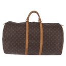 LOUIS VUITTON Monogram Keepall 60 Boston Bag M41422 LV Auth 205285-3