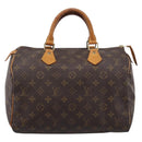 LOUIS VUITTON Monogram Speedy 30 Hand Bag M41526 LV Auth 205287-13