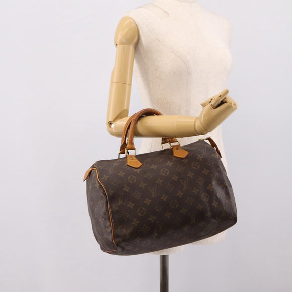 LOUIS VUITTON Monogram Speedy 30 Hand Bag M41526 LV Auth 205287