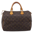 LOUIS VUITTON Monogram Speedy 30 Hand Bag M41526 LV Auth 205287-2