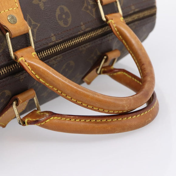 LOUIS VUITTON Monogram Speedy 30 Hand Bag M41526 LV Auth 205287