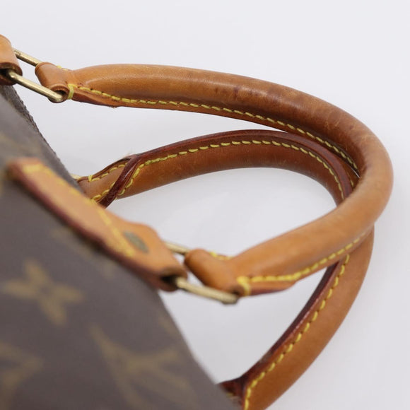 LOUIS VUITTON Monogram Speedy 30 Hand Bag M41526 LV Auth 205287