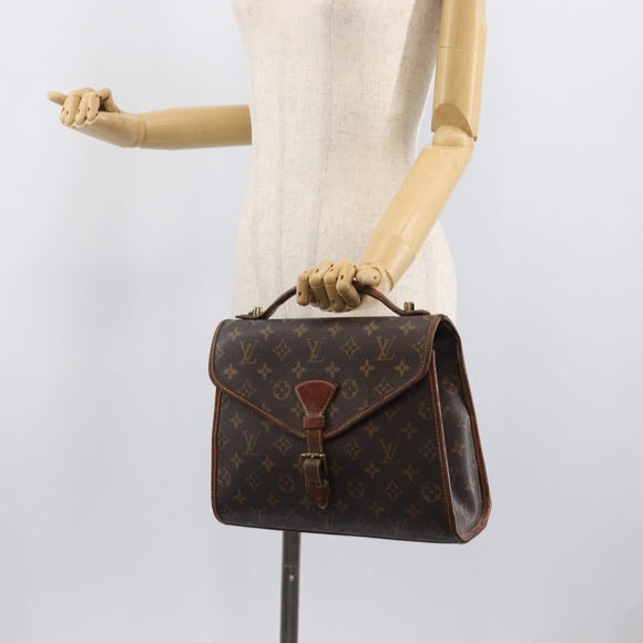 LOUIS VUITTON Monogram Bel Air Hand Bag 2way M51122 LV Auth 205288