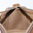 GUCCI GG Supreme Hand Bag PVC Beige Gold Auth 205291A-20