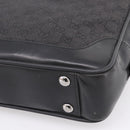 GUCCI GG Supreme Tote Bag Black Silver 101666 Auth 205293-8