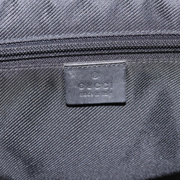 GUCCI GG Supreme Tote Bag Black Silver 101666 Auth 205293
