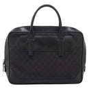 GUCCI GG Supreme Tote Bag Black Silver 101666 Auth 205293-13