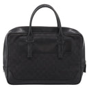 GUCCI GG Supreme Tote Bag Black Silver 101666 Auth 205293-2