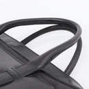 GUCCI GG Supreme Tote Bag Black Silver 101666 Auth 205293-14