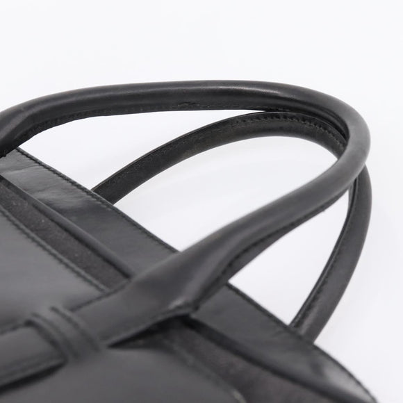 GUCCI GG Supreme Tote Bag Black Silver 101666 Auth 205293