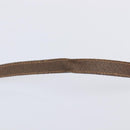 GUCCI GG Supreme Web Sherry Line Bag PVC Beige Gold 89 02 032 Auth 205295-8