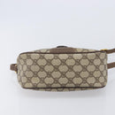 GUCCI GG Supreme Web Sherry Line Bag PVC Beige Gold 89 02 032 Auth 205295-5