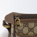 GUCCI GG Supreme Web Sherry Line Bag PVC Beige Gold 89 02 032 Auth 205295-10
