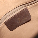 GUCCI GG Supreme Web Sherry Line Bag PVC Beige Gold 89 02 032 Auth 205295-21