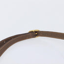 GUCCI GG Supreme Web Sherry Line Bag PVC Beige Gold 89 02 032 Auth 205295-15